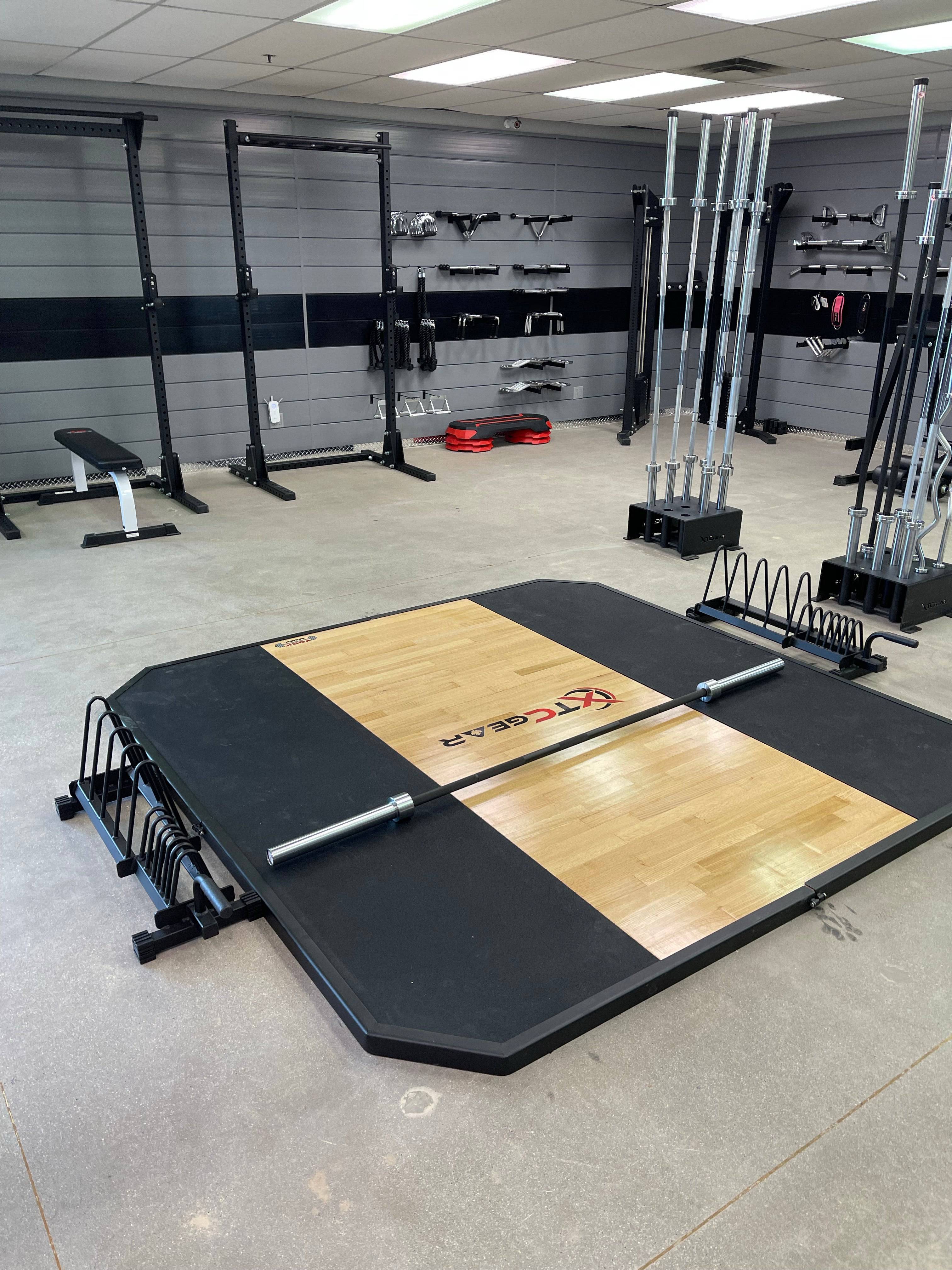 York Barbell | Solid Red Oak Platform - XTC Fitness - Exercise Equipment Superstore - Canada - Olympic Platform