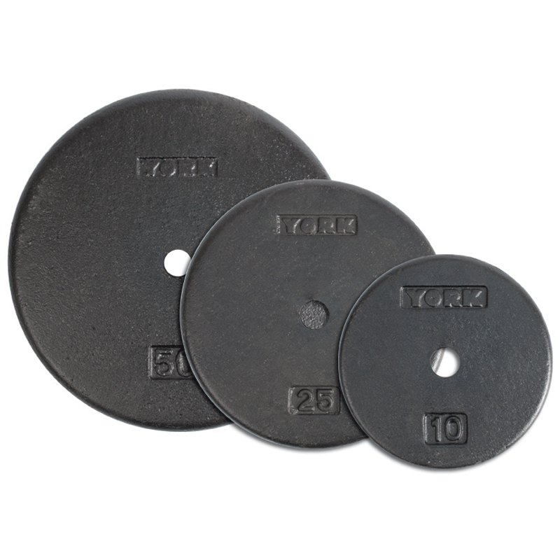 YORK 1 Standard Flat Pro Cast Iron Plate 5 lb