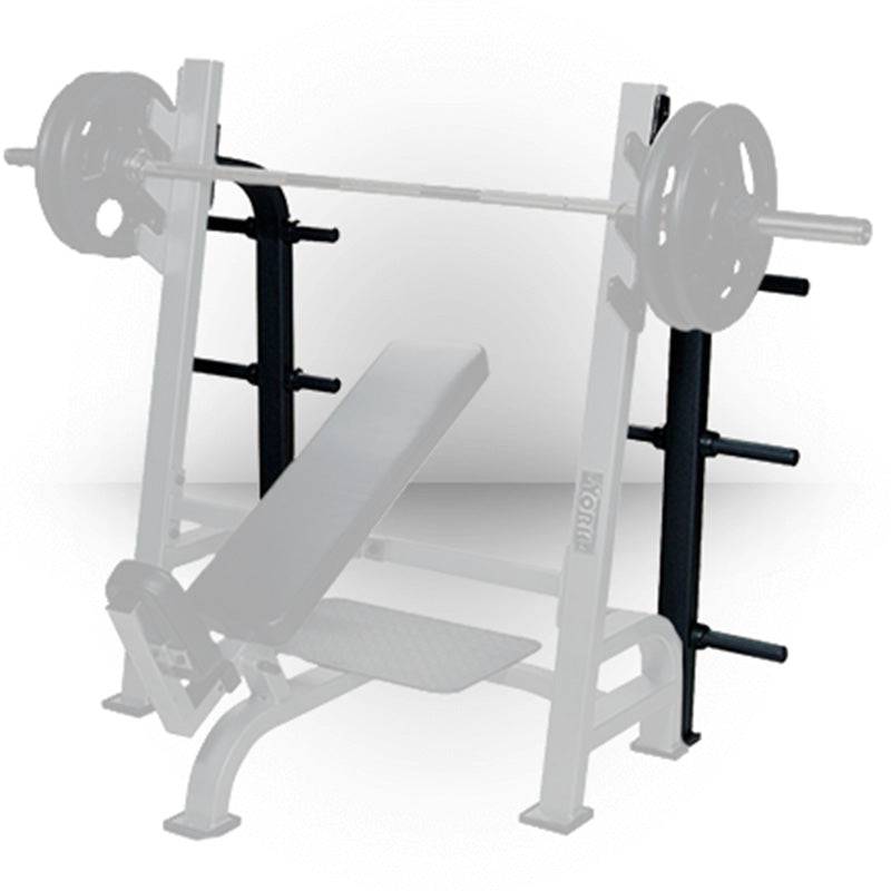 York Barbell | STS Olympic Bench Weight Storage Attachment - XTC Fitness - Exercise Equipment Superstore - Canada - Bench Press