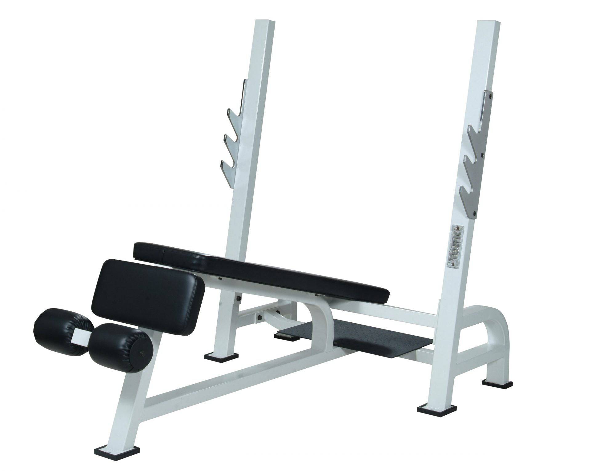 York Barbell | STS Olympic Decline Bench w/ Gun Racks - XTC Fitness - Exercise Equipment Superstore - Canada - Bench Press