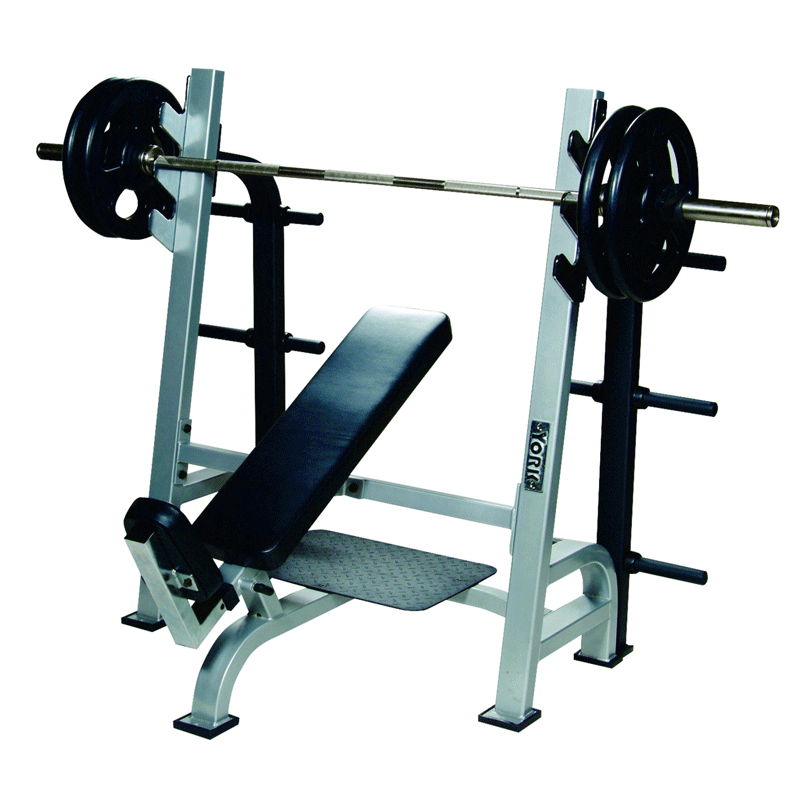 York Barbell | STS Olympic Incline Bench w/ Gun Racks - XTC Fitness - Exercise Equipment Superstore - Canada - Bench Press