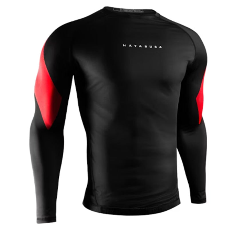 Hayabusa | Men's Pro Ranked Long Sleeve Rash Guard - XTC Fitness - Exercise Equipment Superstore - Canada - Rash Guard
