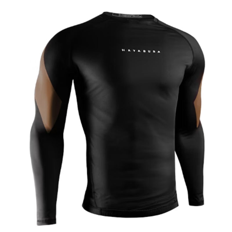 Hayabusa | Men's Pro Ranked Long Sleeve Rash Guard - XTC Fitness - Exercise Equipment Superstore - Canada - Rash Guard