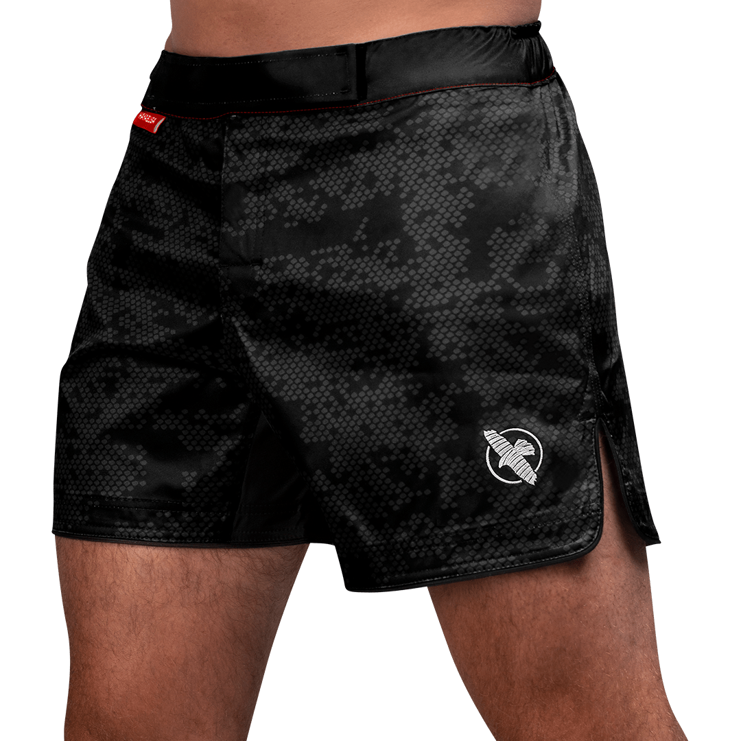 Hayabusa | Hexagon Mid-Thigh Fight Shorts - XTC Fitness - Exercise Equipment Superstore - Canada - Grappling Shorts