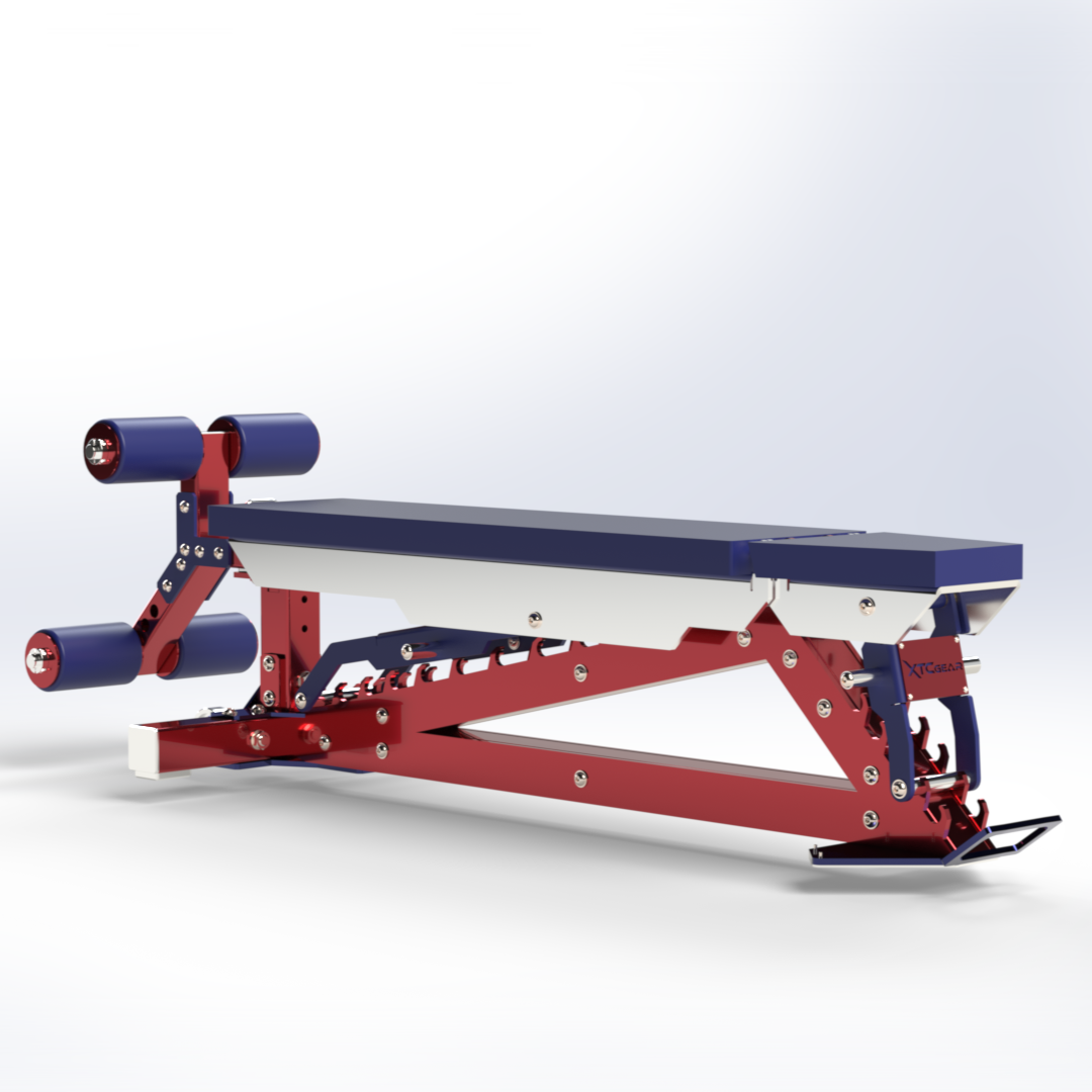 XTC Gear |  X-Series Super Bench with Decline - XTC Fitness - Exercise Equipment Superstore - Canada - Adjustable Bench FID