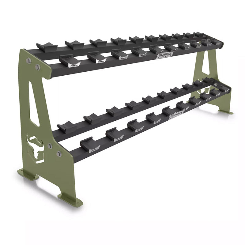 Iron Bull | 2-Tier Commercial Dumbbell Rack - XTC Fitness - Exercise Equipment Superstore - Canada - Dumbbell Storage