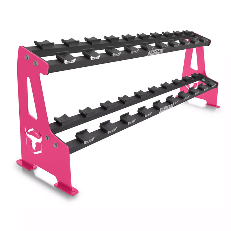 Iron Bull | 2-Tier Commercial Dumbbell Rack - XTC Fitness - Exercise Equipment Superstore - Canada - Dumbbell Storage