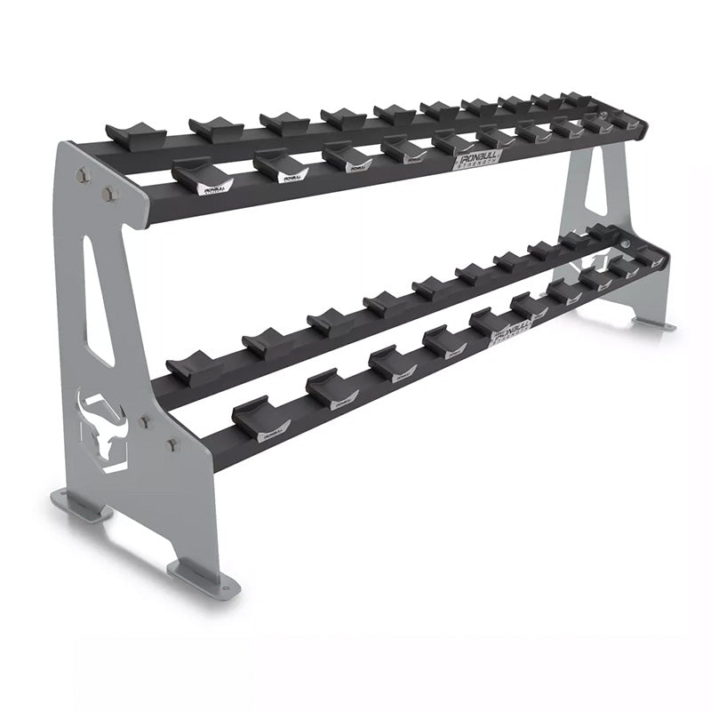 Iron Bull | 2-Tier Commercial Dumbbell Rack - XTC Fitness - Exercise Equipment Superstore - Canada - Dumbbell Storage