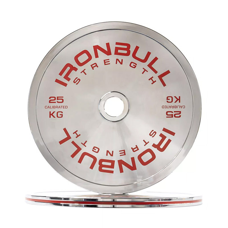 Iron Bull | Calibrated Chrome Weight Plates (Kg) - XTC Fitness - Exercise Equipment Superstore - Canada - Calibrated Steel Plates