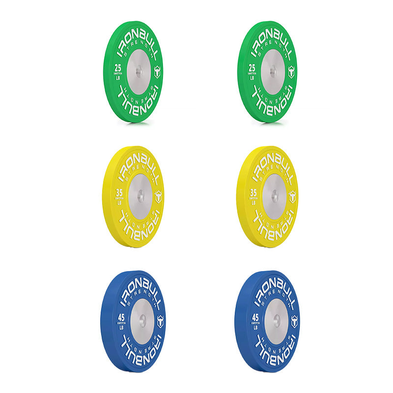 Iron Bull | Competition Bumper Plates - Pounds - XTC Fitness - Exercise Equipment Superstore - Canada - Competition Bumper Plates