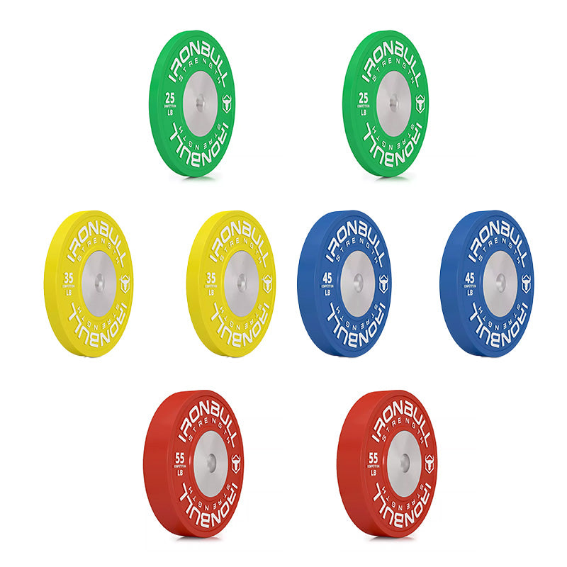 Iron Bull | Competition Bumper Plates - Pounds - XTC Fitness - Exercise Equipment Superstore - Canada - Competition Bumper Plates