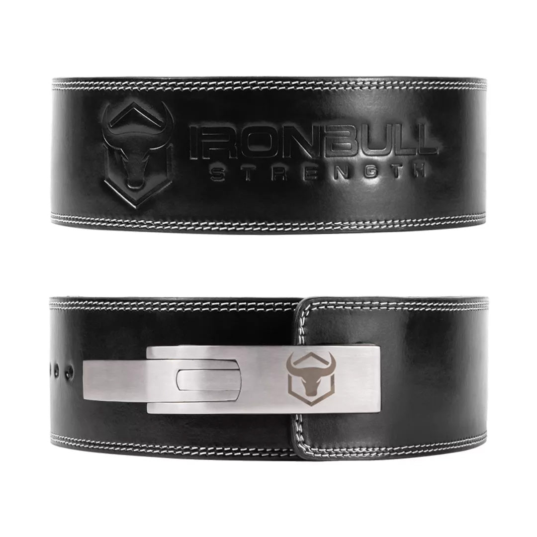 Iron Bull | Premium 4" Lever Belt - 10mm - XTC Fitness - Exercise Equipment Superstore - Canada - Leather Powerlifting Belt