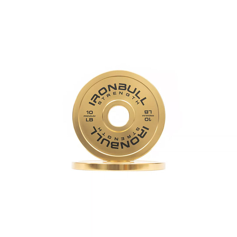 Iron Bull | Premium Gold Weight Plates - Pounds - XTC Fitness - Exercise Equipment Superstore - Canada - Calibrated Steel Plates