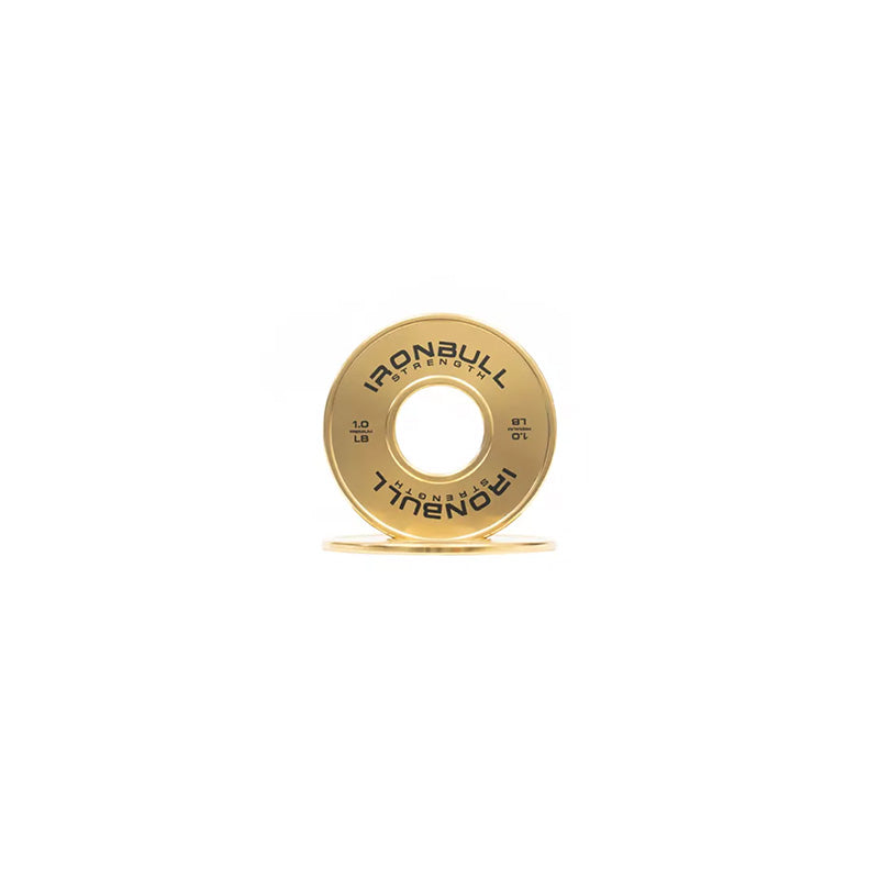 Iron Bull | Premium Gold Weight Plates - Pounds - XTC Fitness - Exercise Equipment Superstore - Canada - Calibrated Steel Plates