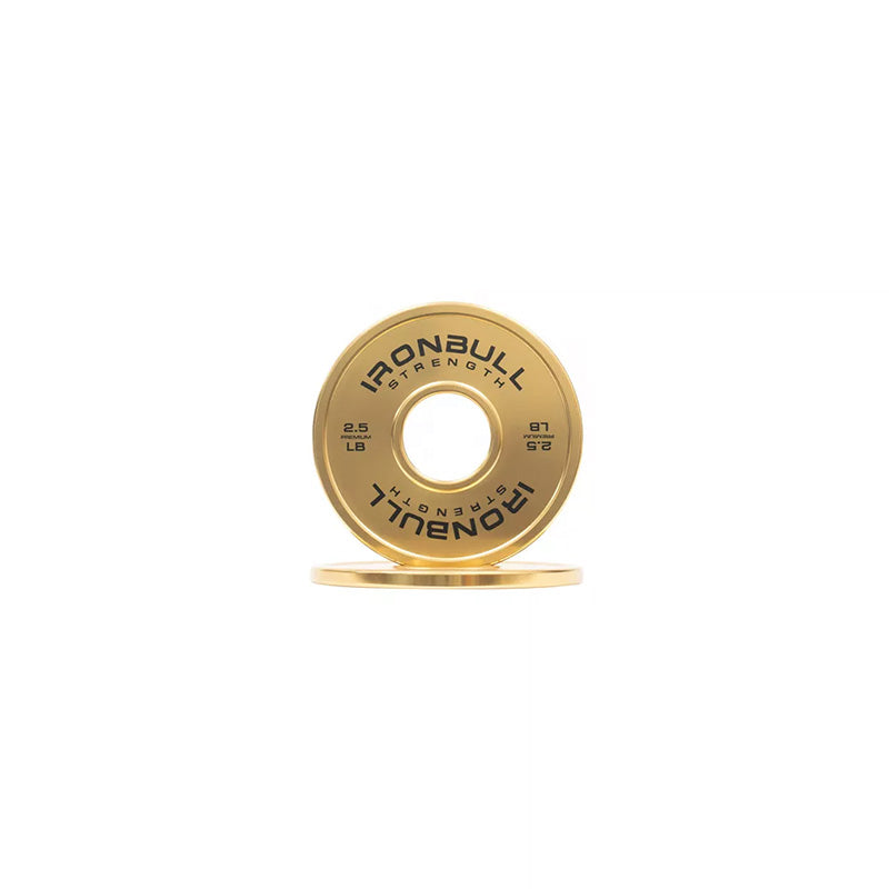 Iron Bull | Premium Gold Weight Plates - Pounds - XTC Fitness - Exercise Equipment Superstore - Canada - Calibrated Steel Plates