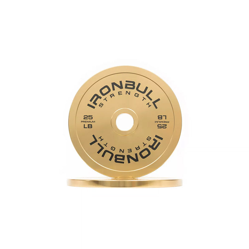 Iron Bull | Premium Gold Weight Plates - Pounds - XTC Fitness - Exercise Equipment Superstore - Canada - Calibrated Steel Plates