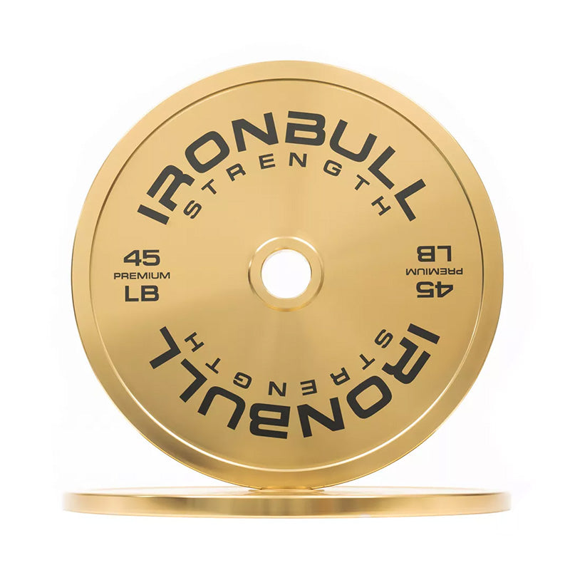 Iron Bull | Premium Gold Weight Plates - Pounds - XTC Fitness - Exercise Equipment Superstore - Canada - Calibrated Steel Plates