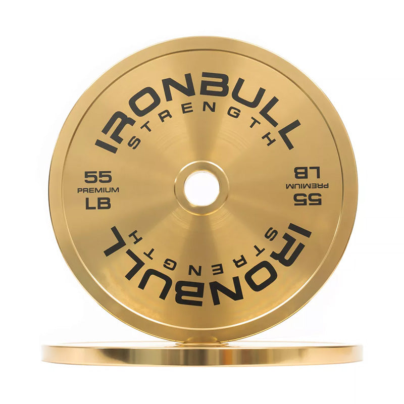Iron Bull | Premium Gold Weight Plates - Pounds - XTC Fitness - Exercise Equipment Superstore - Canada - Calibrated Steel Plates