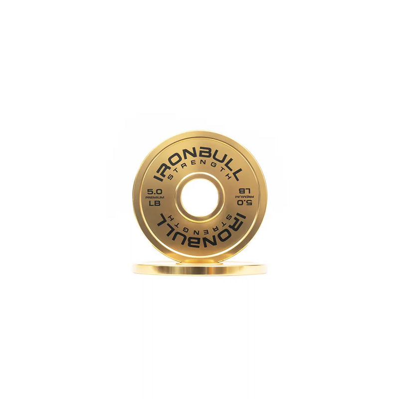 Iron Bull | Premium Gold Weight Plates - Pounds - XTC Fitness - Exercise Equipment Superstore - Canada - Calibrated Steel Plates
