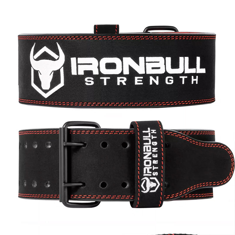 Iron Bull | Pro 4" Double Prong Belt - 10mm - XTC Fitness - Exercise Equipment Superstore - Canada - Leather Powerlifting Belt