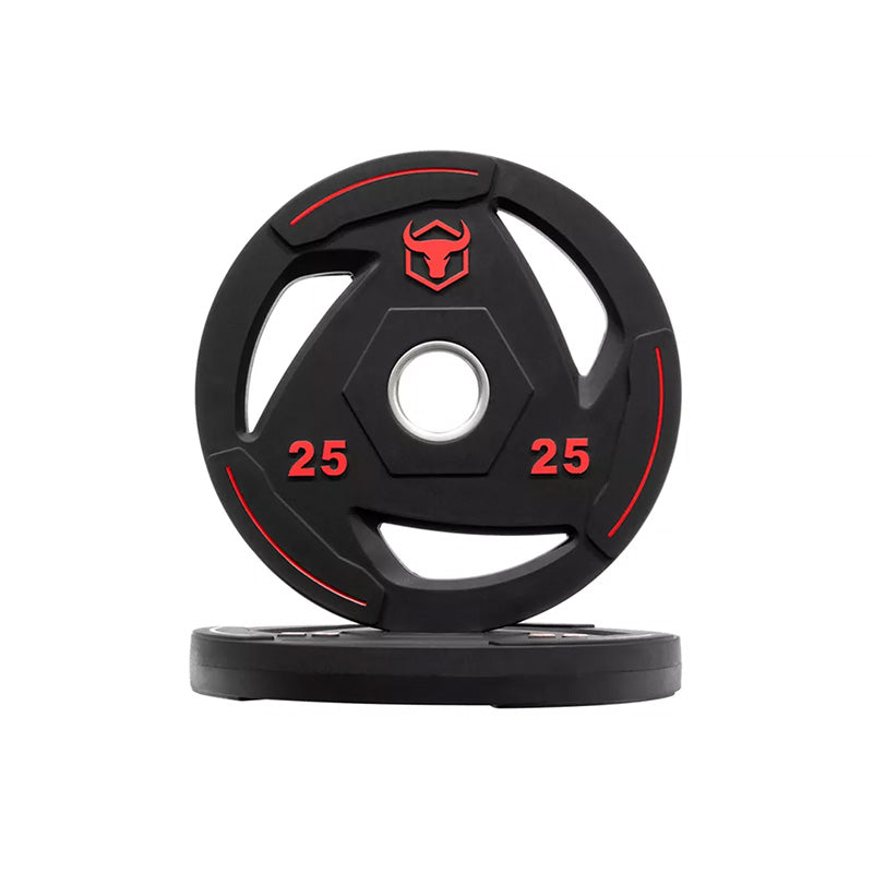 Iron Bull | Rubber Coated Weight Plates - Pounds