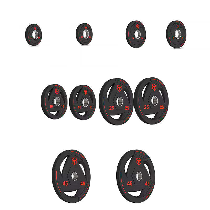Iron Bull | Rubber Coated Weight Plates - Pounds