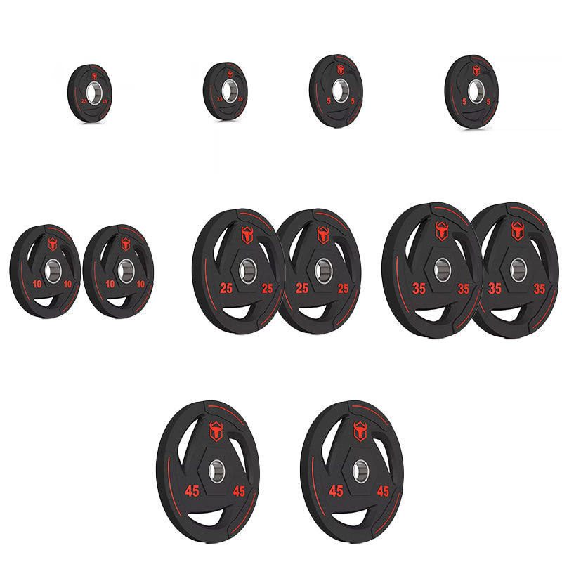 Iron Bull | Rubber Coated Weight Plates - Pounds