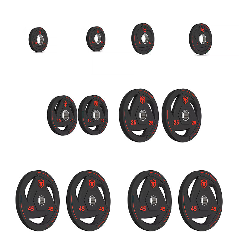 Iron Bull | Rubber Coated Weight Plates - Pounds