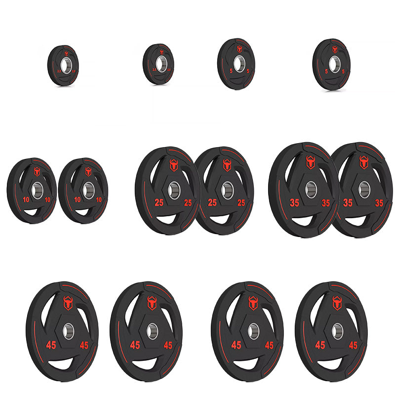 Iron Bull | Rubber Coated Weight Plates - Pounds