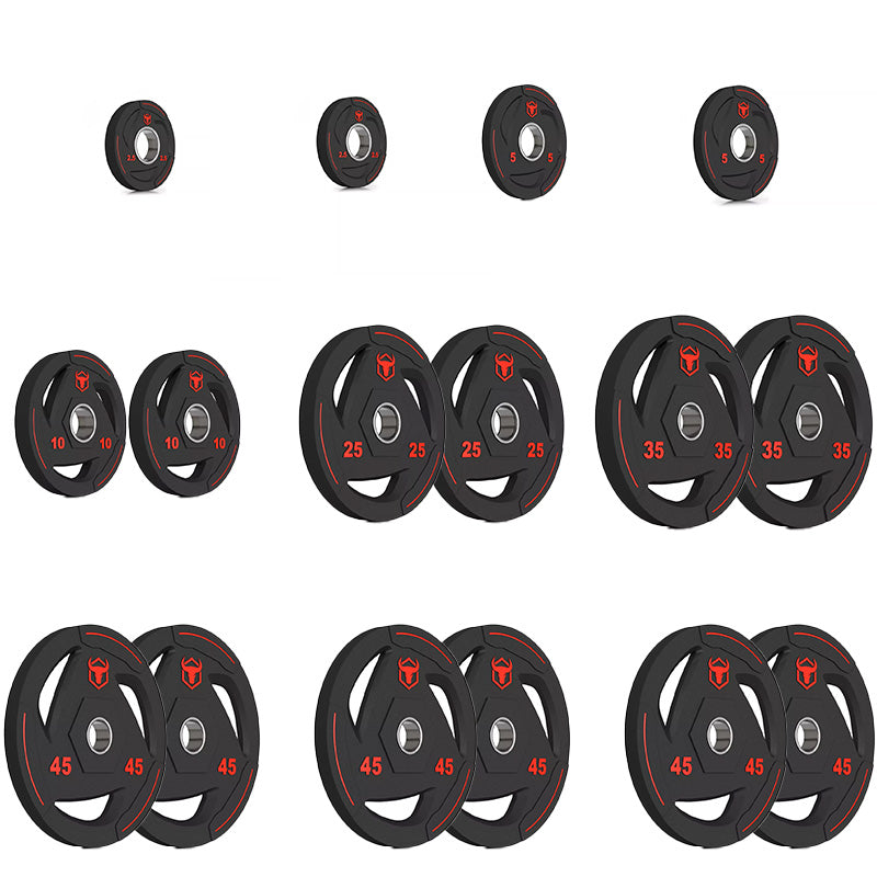 Iron Bull | Rubber Coated Weight Plates - Pounds
