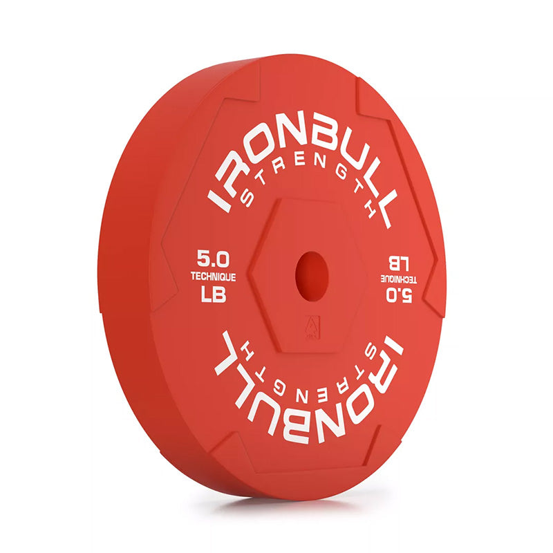 Iron Bull | Technique Plates - Pounds - XTC Fitness - Exercise Equipment Superstore - Canada - Training Bumper Plates