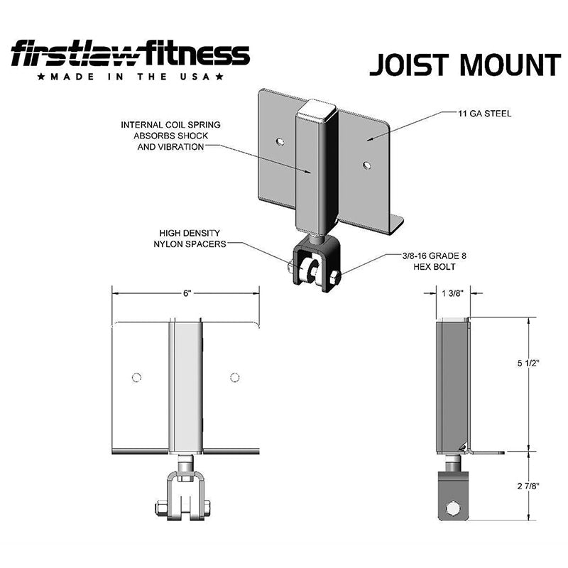 Rival | Firstlaw Fitness Heavy Bag Joist Mount - XTC Fitness - Exercise Equipment Superstore - Canada - Ceiling Mounted Bag Hanger