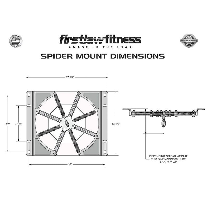 Rival | Firstlaw Fitness Heavy Bag Spider Mount - XTC Fitness - Exercise Equipment Superstore - Canada - Ceiling Mounted Bag Hanger