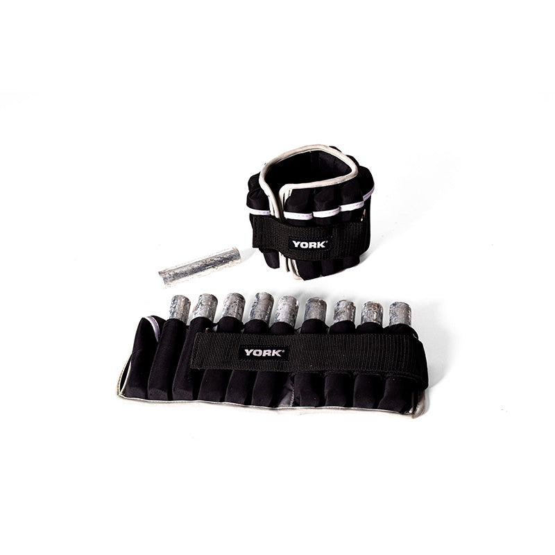 York Barbell | 5kg Adjustable Ankle/ Wrist Weight