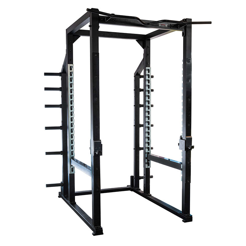York Barbell | STS Power Rack w/ Plate Storage - XTC Fitness - Exercise Equipment Superstore - Canada - Power Rack
