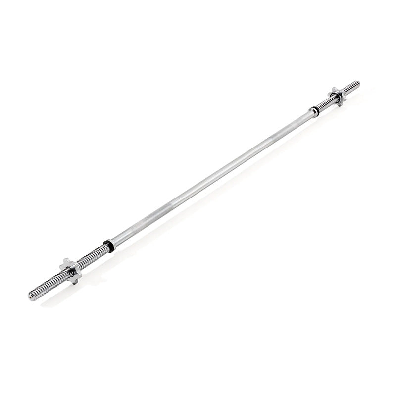 York Barbell | Spin Lock Solid Steel Bar w/ Collars - 5ft - XTC Fitness - Exercise Equipment Superstore - Canada - 1" Standard Barbell