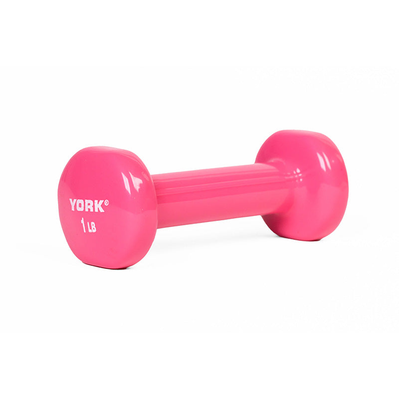 York Barbell  Vinyl Fitbells Dumbbells Colour Aerobic Weights Canada