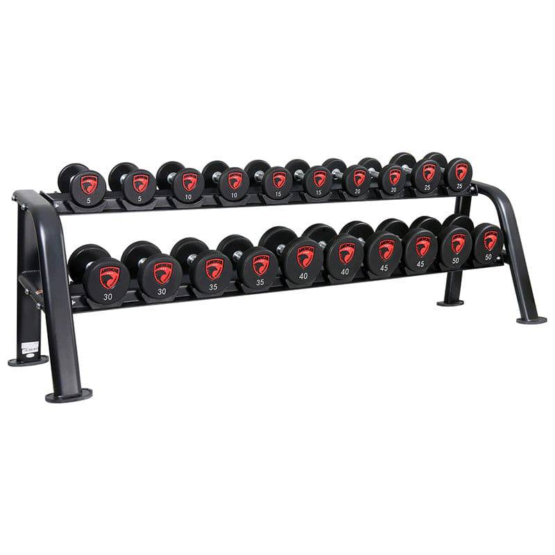 American Barbell | Dumbbell Rack - 10 Pair - XTC Fitness - Exercise Equipment Superstore - Canada - Dumbbell Storage