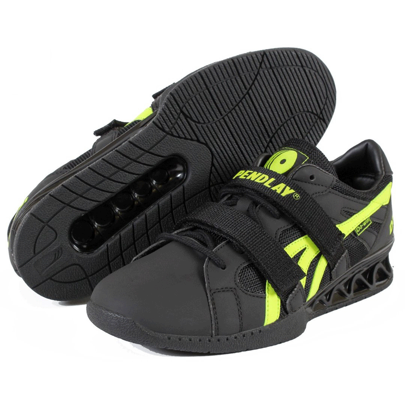 Do-Win | Pendlay Weightlifting Shoes - 3/4" - Black/Green - XTC Fitness - Exercise Equipment Superstore - Canada - Shoes