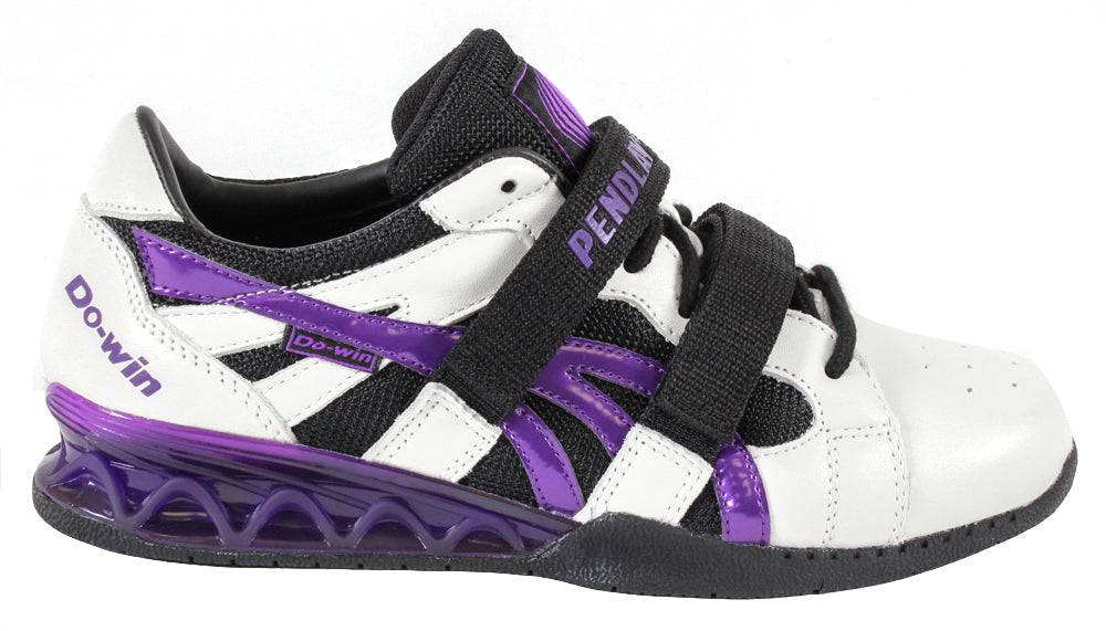 Do-Win | Pendlay Weightlifting Shoes - 3/4" - White/Purple - XTC Fitness - Exercise Equipment Superstore - Canada - Shoes