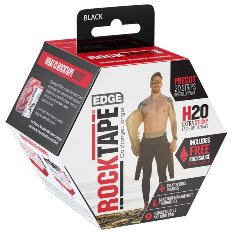 RockTape | Edge Precut H20 - XTC Fitness - Exercise Equipment Superstore - Canada - Kinesiology Tape