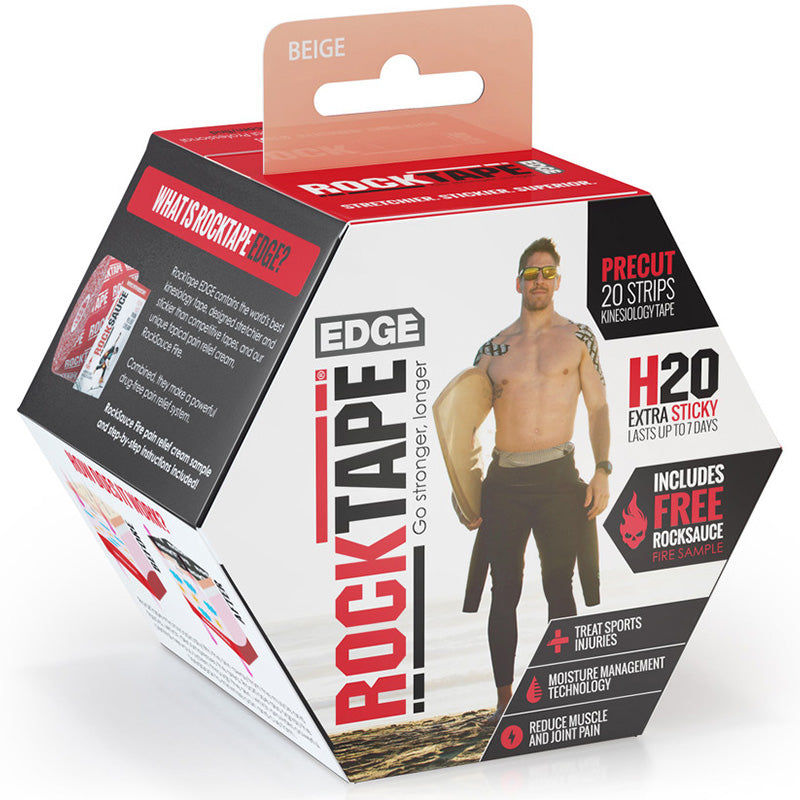 RockTape | Edge Precut H20 - XTC Fitness - Exercise Equipment Superstore - Canada - Kinesiology Tape