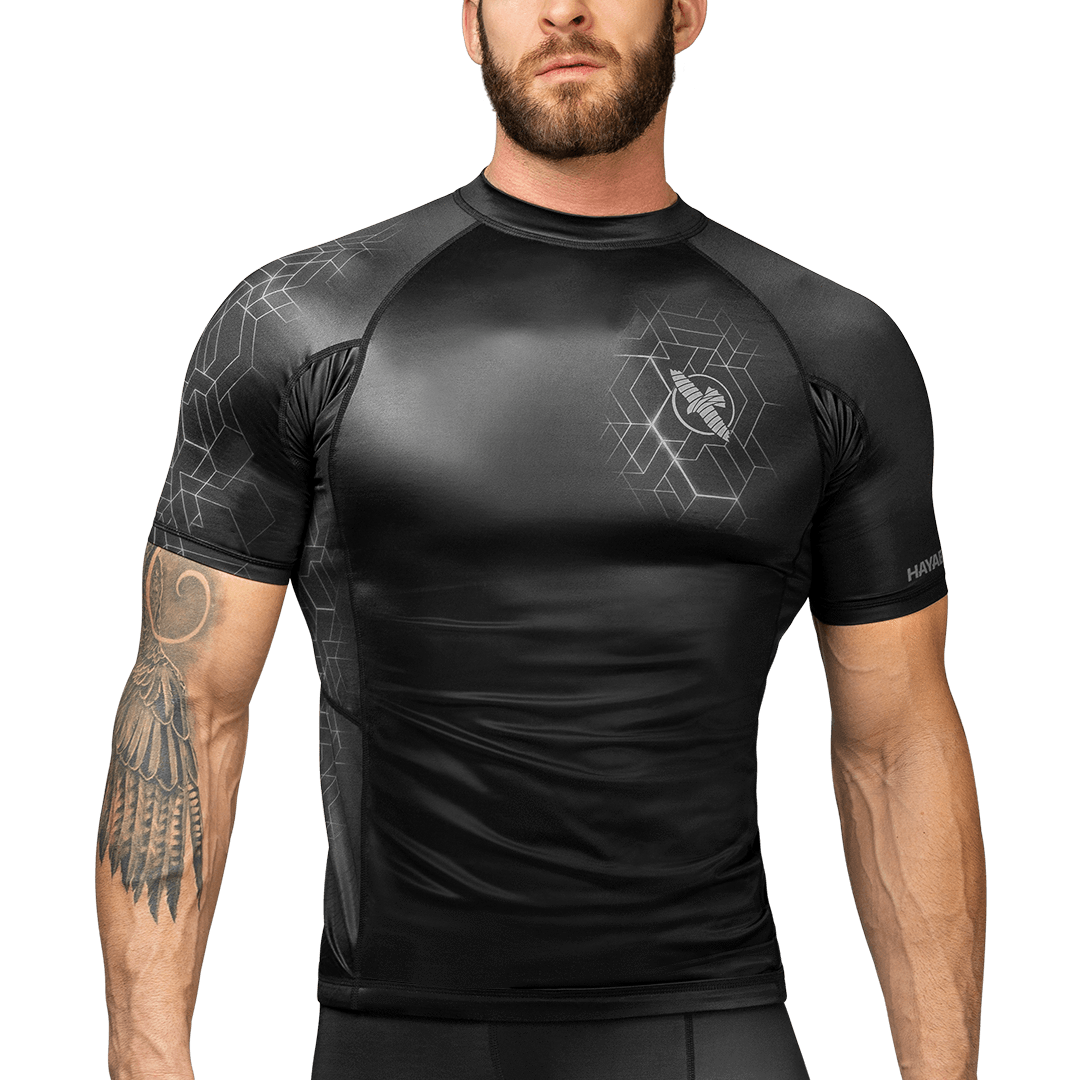 Hayabusa | Geo Short Sleeve Rash Guard - XTC Fitness - Exercise Equipment Superstore - Canada - Short Sleeve