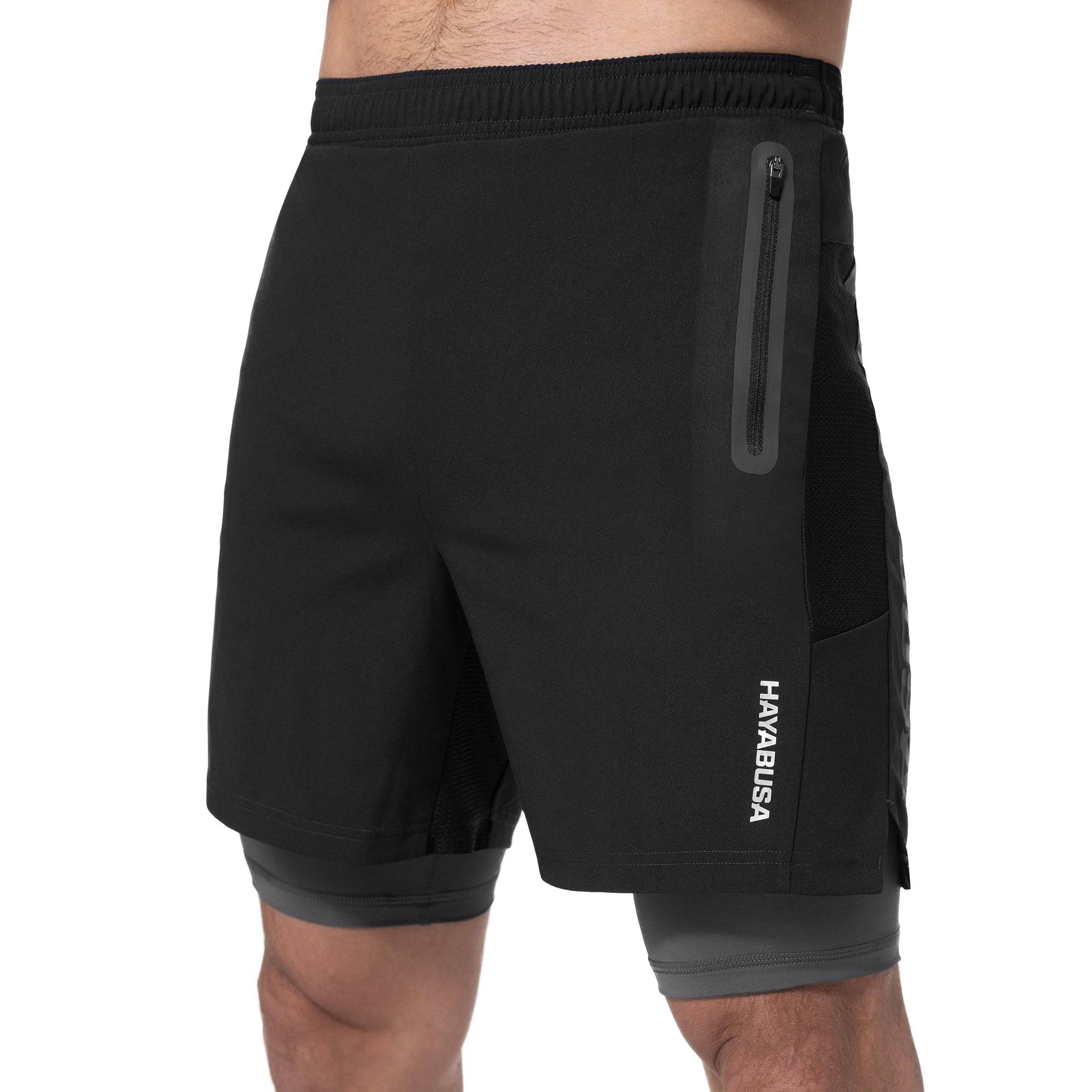 Hayabusa | Men’s Layered Performance Shorts - XTC Fitness - Exercise Equipment Superstore - Canada - Shorts