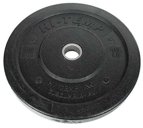 Hi-Temp | Bumper Plates - Black - Pounds - XTC Fitness - Exercise Equipment Superstore - Canada - Training Bumper Plates