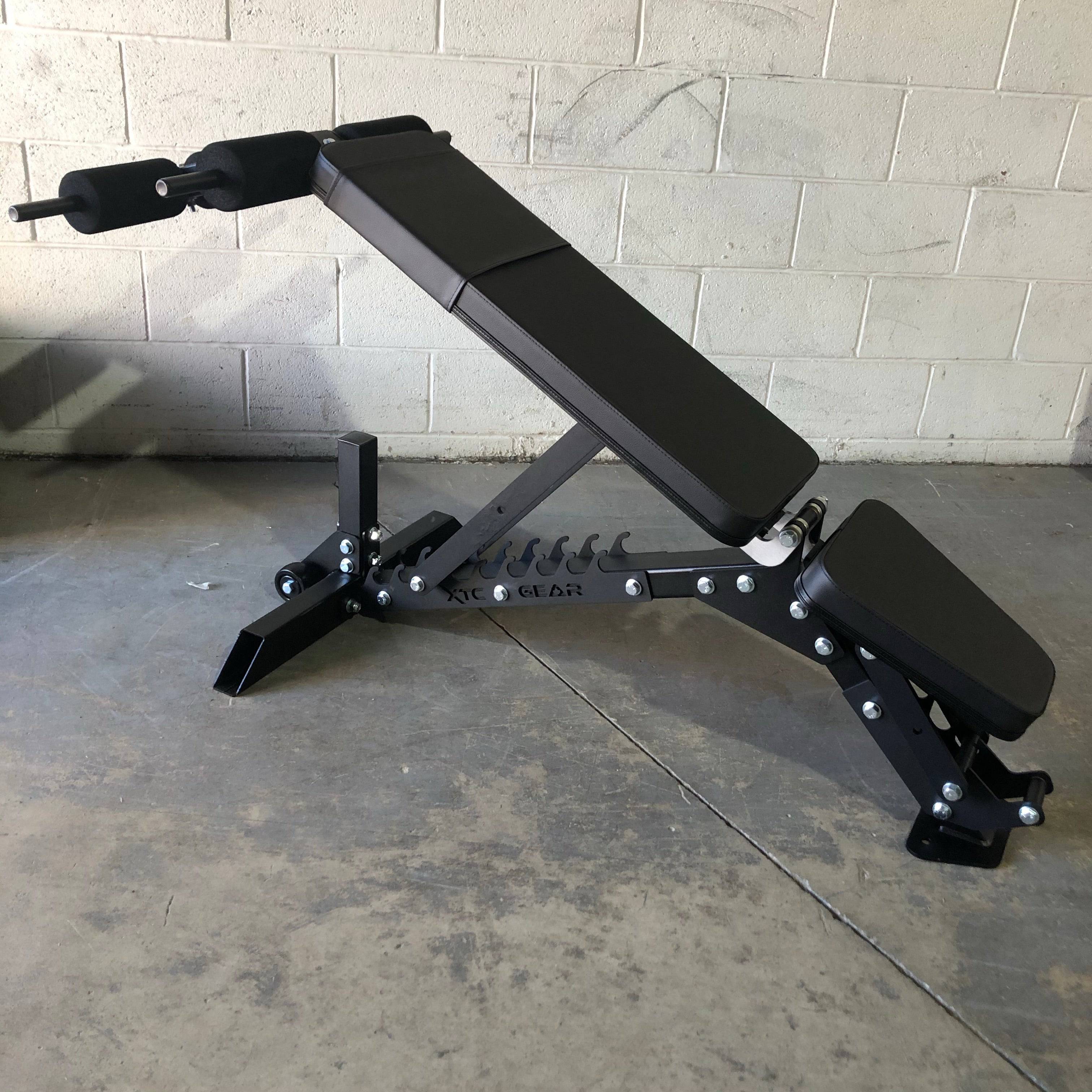 XTC Gear |  X-Series Super Bench with Decline - XTC Fitness - Exercise Equipment Superstore - Canada - Adjustable Bench FID