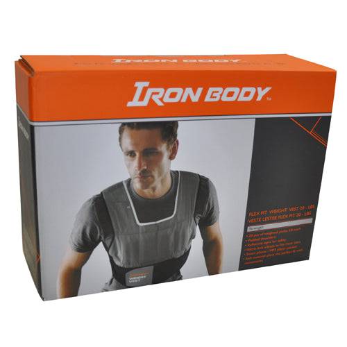 Iron Body Fitness | Flex Fit Weight Vest - 20lb - XTC Fitness - Exercise Equipment Superstore - Canada - Weight Vest