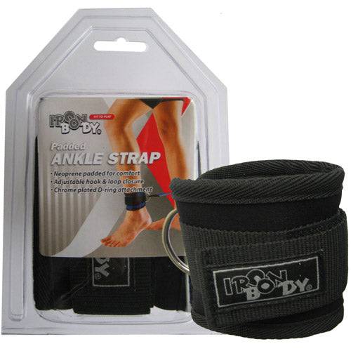 Iron Body Fitness | Padded Ankle Cuff - XTC Fitness - Exercise Equipment Superstore - Canada - Cable Attachment