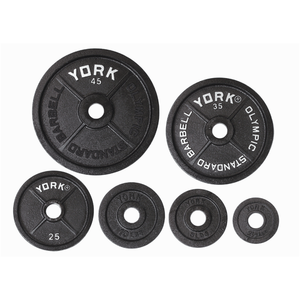 York Barbell "Legacy" Precision Milled Olympic Weight Plates Canada