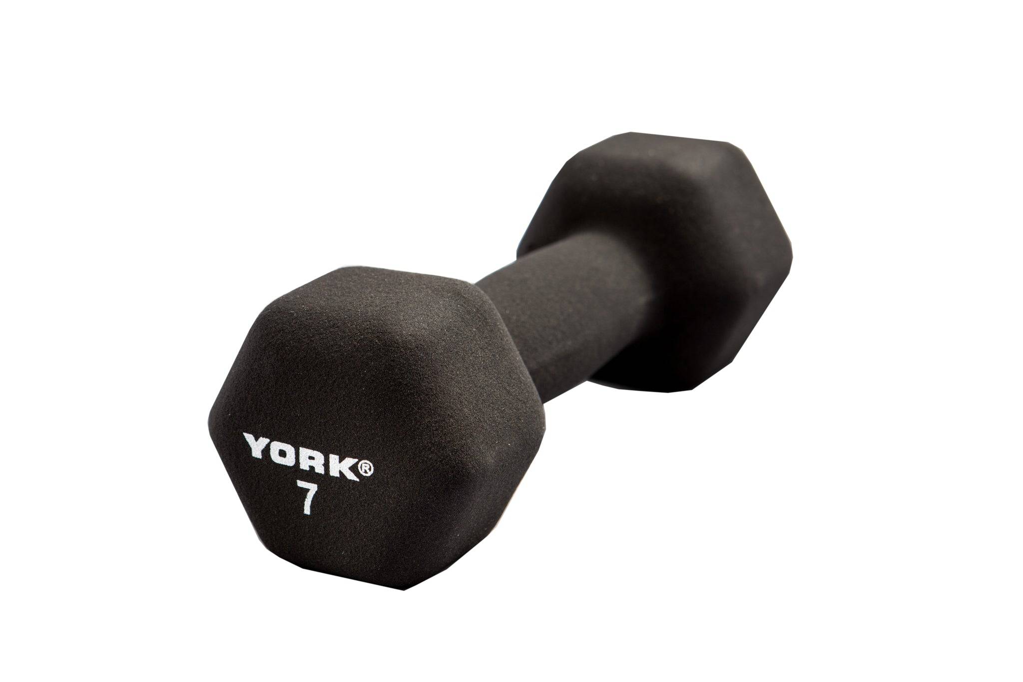 York Barbell | Dumbbells - Hex Neoprene - XTC Fitness - Exercise Equipment Superstore - Canada - Neoprene Hex